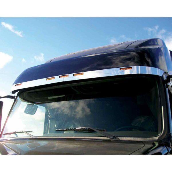 TSUN-V2 Volvo VN/VNL/VHD 3″ Sun Visor Extension Trim (2003-2014) – OEM Replacement VOLVO VISOR Dark Slate Gray