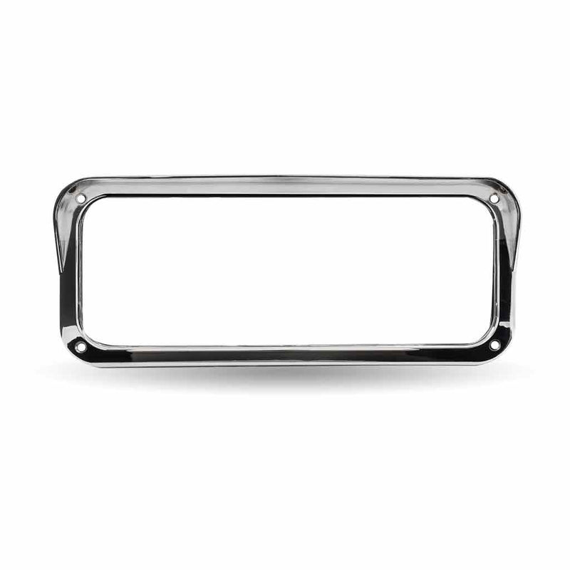 #TU-1043 Replacement Bezel for Universal Headlight Assembly – Chrome ABS Plastic (one piece headlights only)