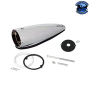 TU-1054 #1054 Peterbilt Bullet Cab Light Housing w/Watermelon Light Adapter w/mounting hardware and gaskets CAB LIGHT Gray