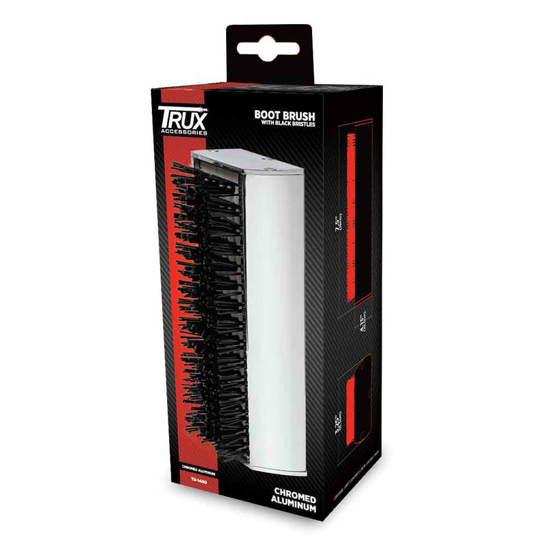 TU-1400 Boot Brush – Chromed Aluminum BOOT BRUSH Black