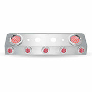 TU-1601L4 Dual LED Airline Box – 4″ & 2″ LEDs (Clear Lens) | Stainless Steel Light Gray