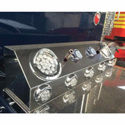 TU-1601L4 Dual LED Airline Box – 4″ & 2″ LEDs (Clear Lens) | Stainless Steel Dark Slate Gray