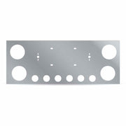 TU-9001 LED Rear Center Panel – 4 x 4″ Holes & 6 x 2″ Holes | Stainless Steel REAR CENTER PANEL Dark Gray