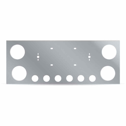 Dark Gray TU-9001 LED Rear Center Panel – 4 x 4″ Holes & 6 x 2″ Holes | Stainless Steel REAR CENTER PANEL