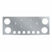 Dark Gray TU-9001 LED Rear Center Panel – 4 x 4″ Holes & 6 x 2″ Holes | Stainless Steel REAR CENTER PANEL