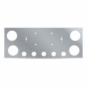 TU-9002 LED Rear Center Panel – 4 x 4″ Holes & 5 x 2.5″ Holes | Stainless Steel REAR CENTER PANEL Dark Gray