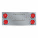 Dark Gray TU-9017L1 LED Rear Center Panel – 4″ LEDs (Red Lens) | Stainless Steel REAR CENTER PANEL