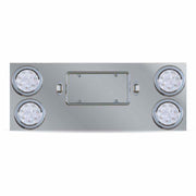 TU-9017LC. LED Rear Center Panel – 4″ LEDs (ClearLens) | Stainless Steel REAR CENTER PANEL Dark Gray