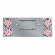 TU-9017LC. LED Rear Center Panel – 4″ LEDs (ClearLens) | Stainless Steel REAR CENTER PANEL Dark Gray