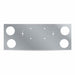 Dark Gray TU-9017 LED Rear Center Panel – 4 x 4″ Holes | Stainless Steel REAR CENTER PANEL