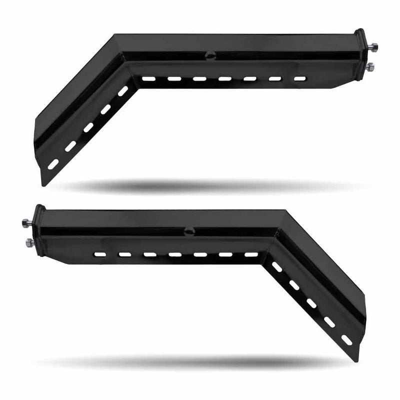 TU-9228 45° Angled 28.5″ Mud Flap Hangers – 2 1/2″ Bolt Spacing | Painted Steel MUD FLAP HANGERS Dark Slate Gray