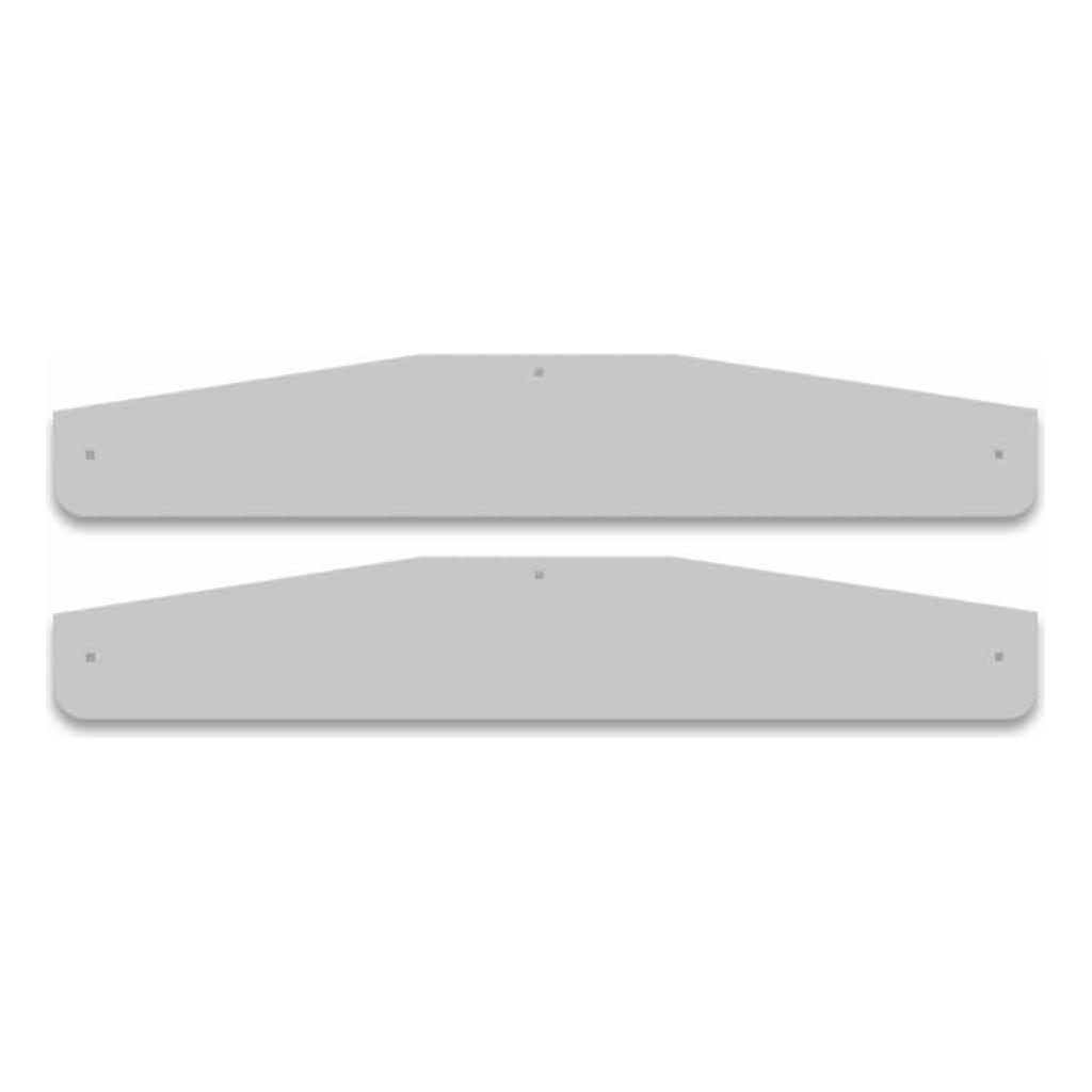 TU-9246 24″ Angled Bottom Mud Flap Weights – Bolted | Stainless