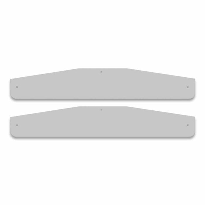 Gray TU-9246 24″ Angled Bottom Mud Flap Weights – Bolted | Stainless Steel MUD FLAP WEIGHTS
