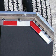 TU-9250 Angled Reflector Strip with 3M Reflector – Aluminum REFLECTOR Gray