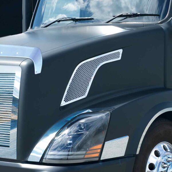 TV-1102 Volvo VN/VNL Air Intake Grille Trim (2003-2018) – Driver Side Exterior Trim Dark Slate Gray