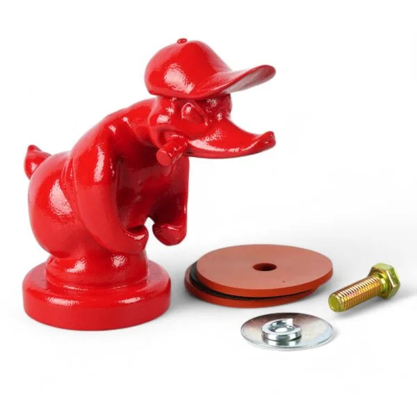 Duck Hood Pull Ornament (Choose Style) Bro Duck,Cowboy Duck,Maga Duck,Pirate Duck Antique White