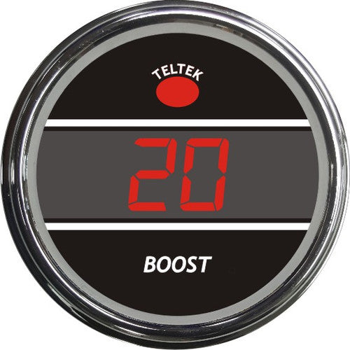 613k Boost Chrome (Red) GAUGE Dark Slate Gray