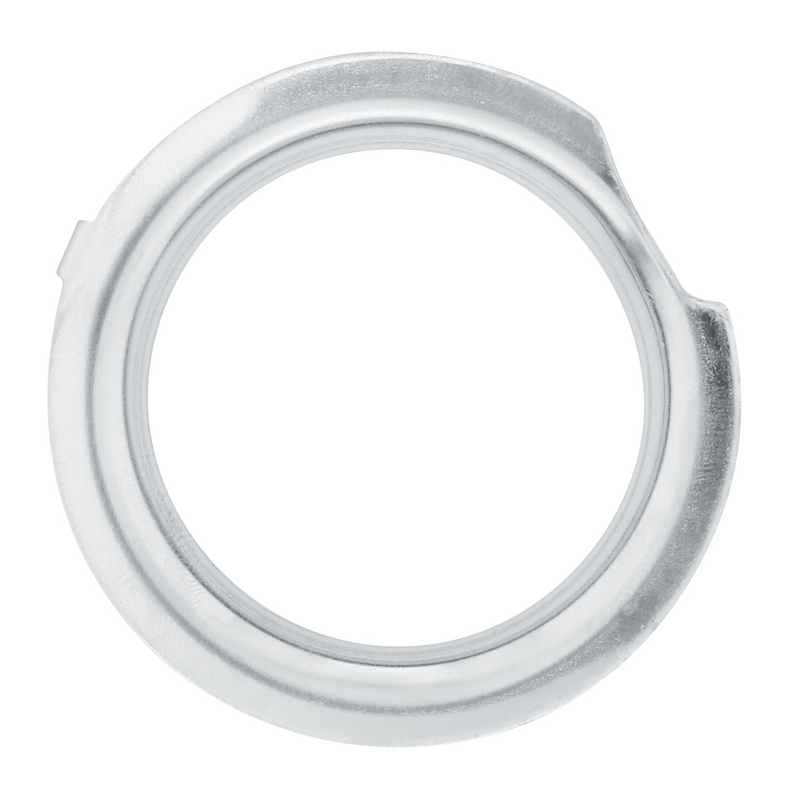 Dome Front Axle Cover With 33mm Standard Style Push-On Nut Covers - Chrome