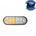 Gray 6" Oval Trux Dual Revolution LEDs (Choose Color) DUAL REVOLUTION Amber to White