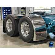 #BA710 (Rollin Low) Half Fenders 80'' 430 Stainless Hogebuilt (Sold in pairs) FENDER Dark Slate Gray