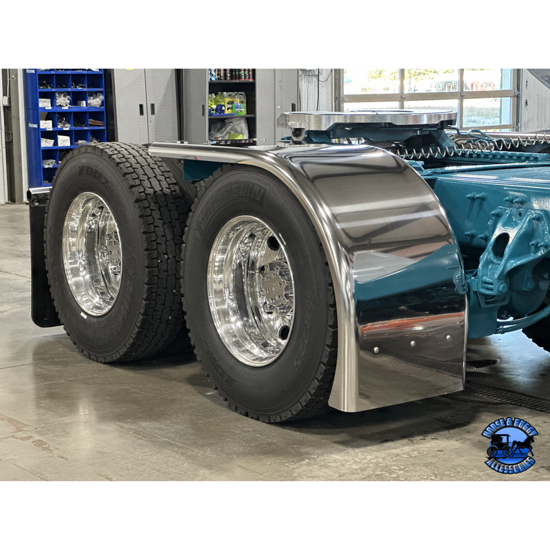 #BA710 (Rollin Low) Half Fenders 80'' 430 Stainless Hogebuilt (Sold in pairs) FENDER Dark Slate Gray