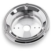 RW-08211   Icon RXT Recessed Watermelon Adapter 4" Flush Mount Pocket With 1 watermelon hole Light Gray