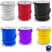 Sold By The Foot Split Loom Wire Covering , Protector– (CHOOSE COLOR AND SIZE) 1/4" / Blue,1/4" / Yellow,1/4" / Purple,3/8" / Yellow,3/8" / Black,3/8" / White,1/2" / Blue,1/2" / Purple,1/2" / Black,1/2" / White Midnight Blue