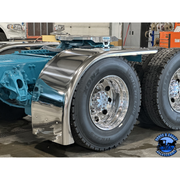 #BA710 (Rollin Low) Half Fenders 80'' 430 Stainless Hogebuilt (Sold in pairs) FENDER Dark Slate Gray