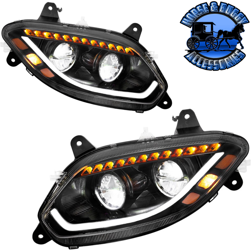 86 LED HEADLIGHT FOR 2018-2023 INTERNATIONAL LT - PAIR HEADLIGHT DRIVER SIDE,PASSENGER SIDE Dark Slate Gray
