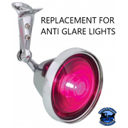 67 LED Bulb -(WHITE) LED - BA15S Base #67-W15 (Fits anti glare lights, BULB ONLY) LED BULB Maroon