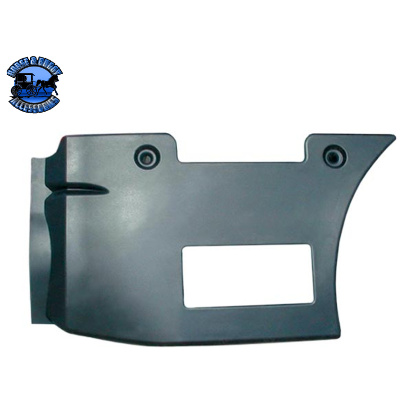 4s-02-0512105 Fiberglass Passenger Rear Fairing For Kenworth T600 AeroCab With Cutout for Step body panel Dim Gray
