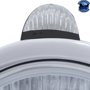 BLACK GUIDE 682-C HEADLIGHT H4 & DUAL MODE LED SIGNAL (Choose Color) HEADLIGHT Clear,Amber Gray