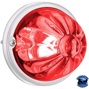 GLASS WATERMELON LIGHT KIT WITH 2 LED LIGHT (Choose LED Color) (Choose Lens Color) watermelon glass lens Red / Clear Tomato
