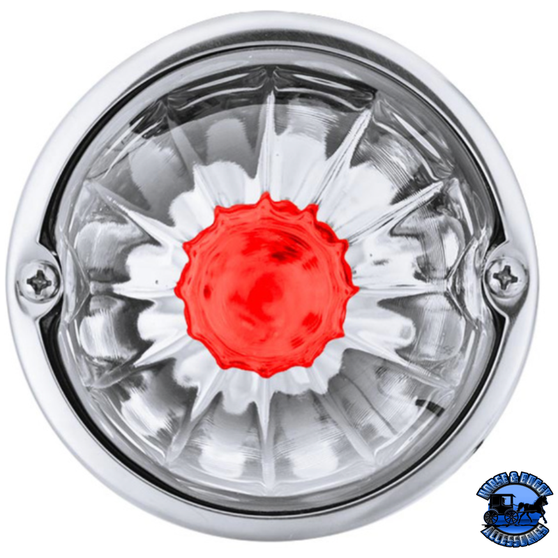 GLASS WATERMELON LIGHT KIT WITH LED LIGHT (Choose LED Color) (Choose Lens Color) watermelon glass lens Amber / Amber,Amber / Dark Amber,Amber / Clear,Red / Red,Red / Clear Light Gray