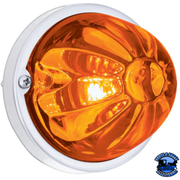 GLASS WATERMELON LIGHT KIT WITH LED LIGHT (Choose LED Color) (Choose Lens Color) watermelon glass lens Amber / Dark Amber Chocolate