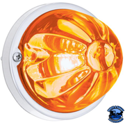 GLASS WATERMELON LIGHT KIT WITH LED LIGHT (Choose LED Color) (Choose Lens Color) watermelon glass lens Amber / Clear Goldenrod