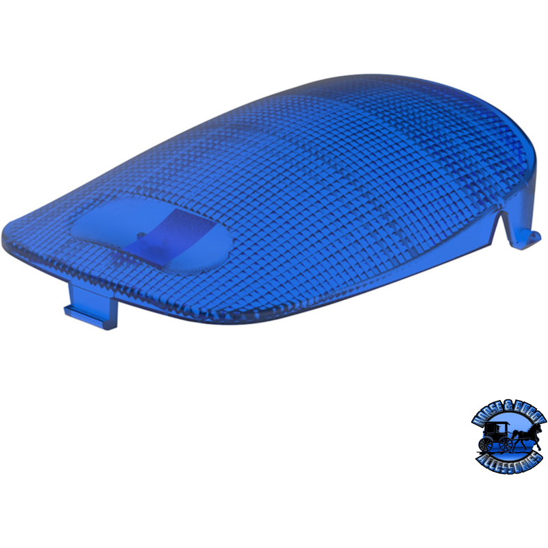 RECTANGULAR DOME LIGHT LENS FOR 2006+ PETERBILT (Choose Color) Dome Light Lens Blue,Clear,Green,Purple,Red,Amber Royal Blue