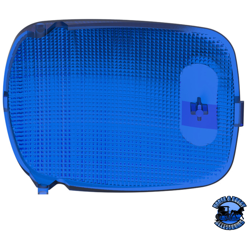 RECTANGULAR DOME LIGHT LENS FOR 2006+ PETERBILT (Choose Color) Dome Light Lens Blue,Clear,Green,Purple,Red,Amber Royal Blue