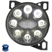 9 LED PROJECTOR FOG LIGHT WITH LED POSITION LIGHTS FOR PETERBILT 579/587 & KENWORTH T660 (Choose Color) FOG LIGHT Black Dark Slate Gray