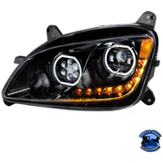 10 LED HEADLIGHT FOR PETERBILT 587 (2010-2016) & 579 (2012-2021) (Choose Color) (Choose Side) HEADLIGHT Black / Driver's Side Tan