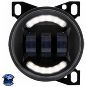 18 LED FOG LIGHT WITH LED LIGHT BAR FOR PETERBILT 579 (2012-2021), 587 (2010-2016) & KENWORTH T660 (2007-2017) (Choose Color) LED FOG LIGHT Black Black
