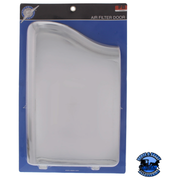 CHROME PLASTIC CABIN AIR FILTER DOOR FOR PETERBILT 389 (2010+), 388 (2010-2014), AND 386 (2010-2016) #41760 Door Dark Gray