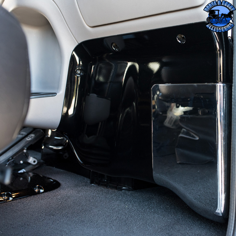 CHROME PLASTIC CABIN AIR FILTER DOOR FOR PETERBILT 389 (2010+), 388 (2010-2014), AND 386 (2010-2016) #41760 Door Dark Slate Gray