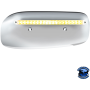 19 LED REAR HEADLIGHT HOUSING COVER FOR 2008-2023 PETERBILT 389 (Choose Lens Color) (Choose Side) Headlight Housing Clear / Passenger's Side Gray