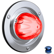 9 LED DUAL FUNCTION GLOLIGHT WATERMELON SLEEPER BUNK KIT WITH 304 STAINLESS STEEL BEZEL (Choose LED Color) (Choose Lens Color) WATERMELON Red / Clear Thistle