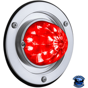 17 LED DUAL FUNCTION WATERMELON LIGHT SLEEPER BUNK KIT WITH 304 STAINLESS STEEL BEZEL (Choose LED Color) (Choose Lens) Watermelon Light Red / Red Light Gray