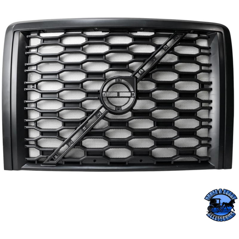GRILLE WITH BUG SCREEN FOR 2018-2024 VOLVO VNL (Choose Color) GRILLE Black Dark Slate Gray