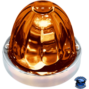 GLASS WATERMELON FLUSH MOUNT KIT 1157 2 wire (Choose Lens Color) WATERMELON Dark Amber Black