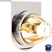 DUAL FUNCTION GLASS WATERMELON LIGHT WITH STAINLESS STEEL LIGHT BRACKET KIT WITH LED BULB (Choose Lens Color) WATERMELON Clear Light Gray