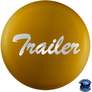 "TRAILER" GLOSSY AIR VALVE KNOB CANDY COLOR STICKER (Choose Color) Air Valve Sticker Yellow Dark Goldenrod